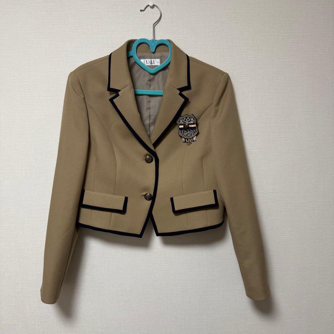 【ELLE EN NOIR】165cm学生服 ブレザーとスカートセット