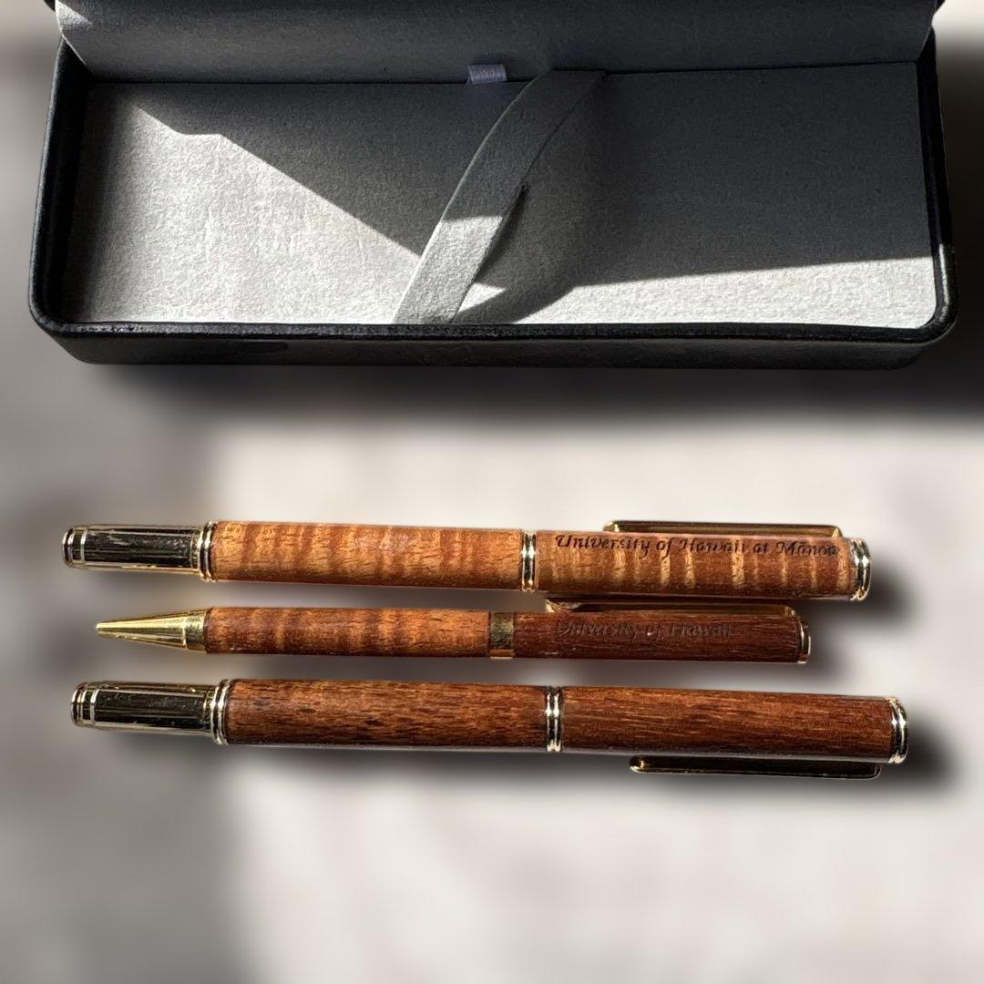 ハワイ　KOA 万年筆　The Woods of Hawaii ボールペン　3本
