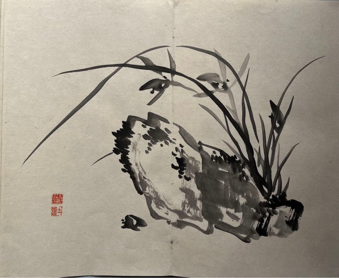 四君子帖 乙卯年（1 85 5年？19 15? ） 銘有り 絵22枚