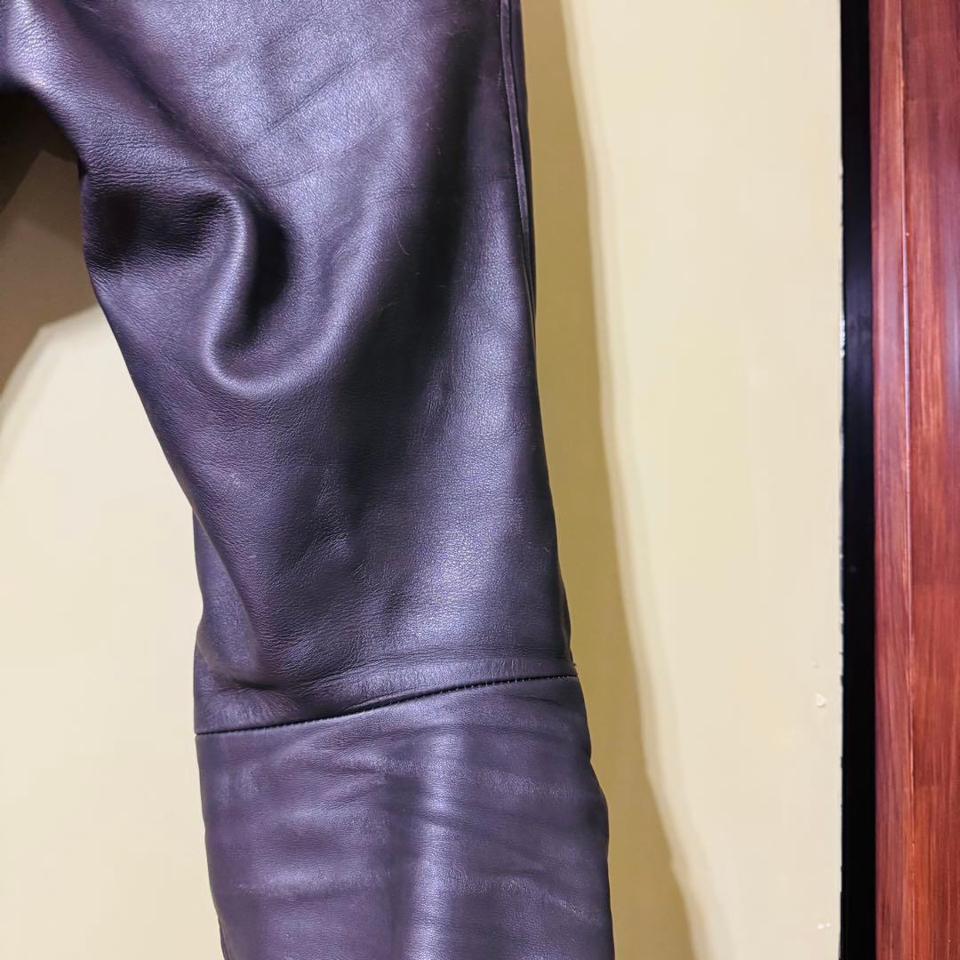 KUSHITANI クシタニ　レザーパンツ　黒　3L