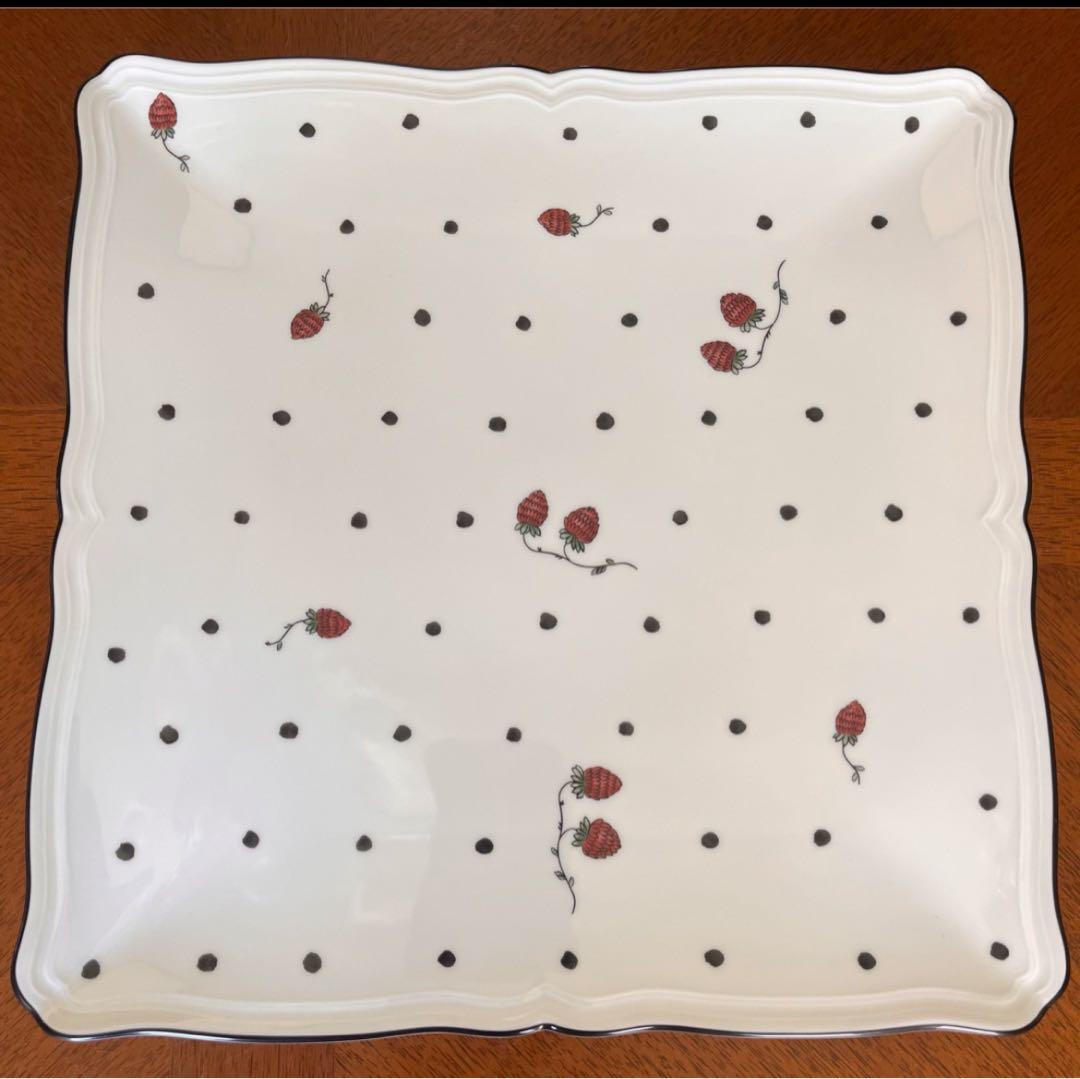 【美品】リチャードジノリ★イタリアンポア★スクエアプレート　2枚