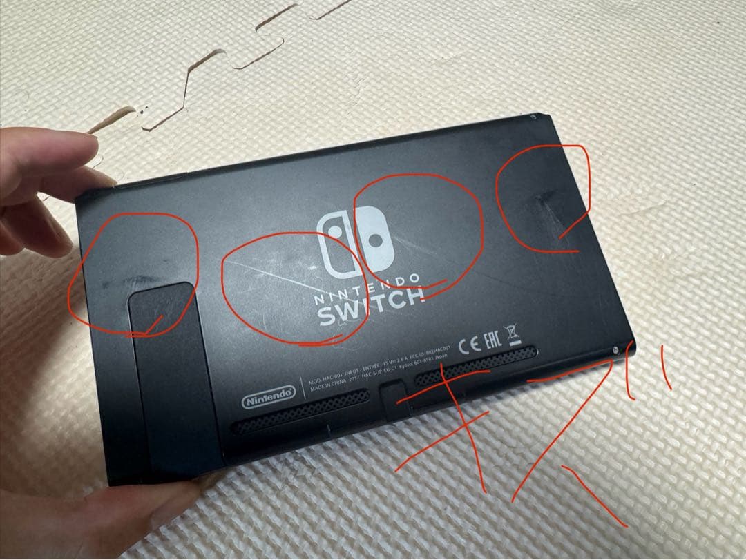 【(^-^)】初代Nintendo Switch 本体 LANアダプター付