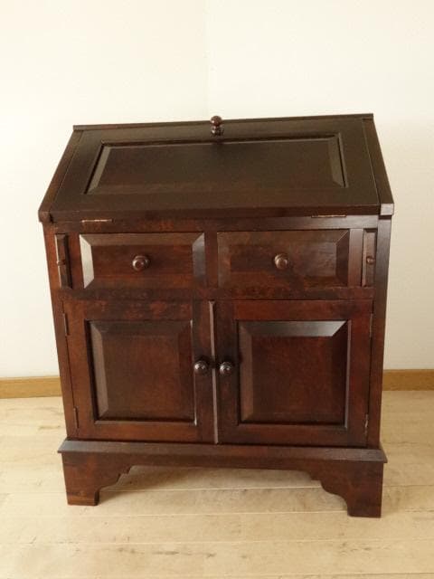 民芸家具　ライティングビューロー　再塗装済　ＵＳＥＤ