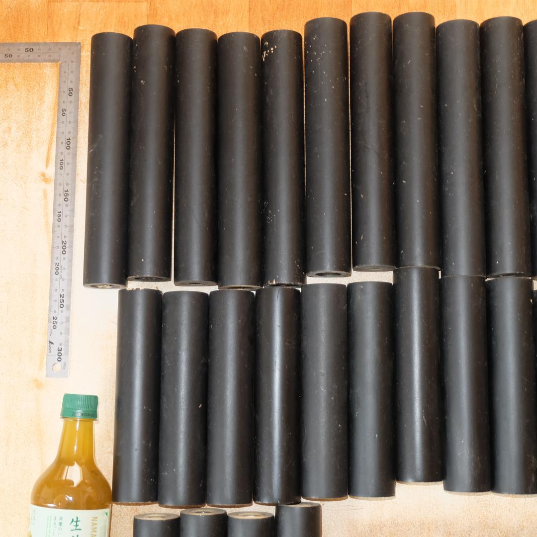 柱 48本セット M8ボルト用 黒 ブラック 木製 天然木 組み立て 棚 ラック