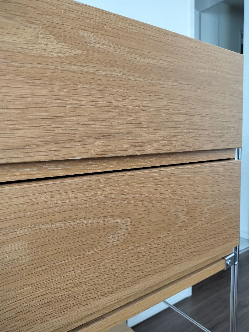 MUJI 無印良品★ステンレスユニットシェルフ 引出し棚 セット