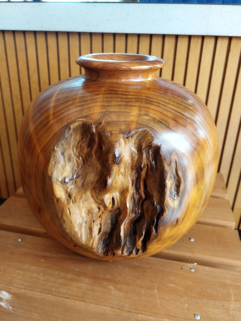 屋久杉 壺 花瓶