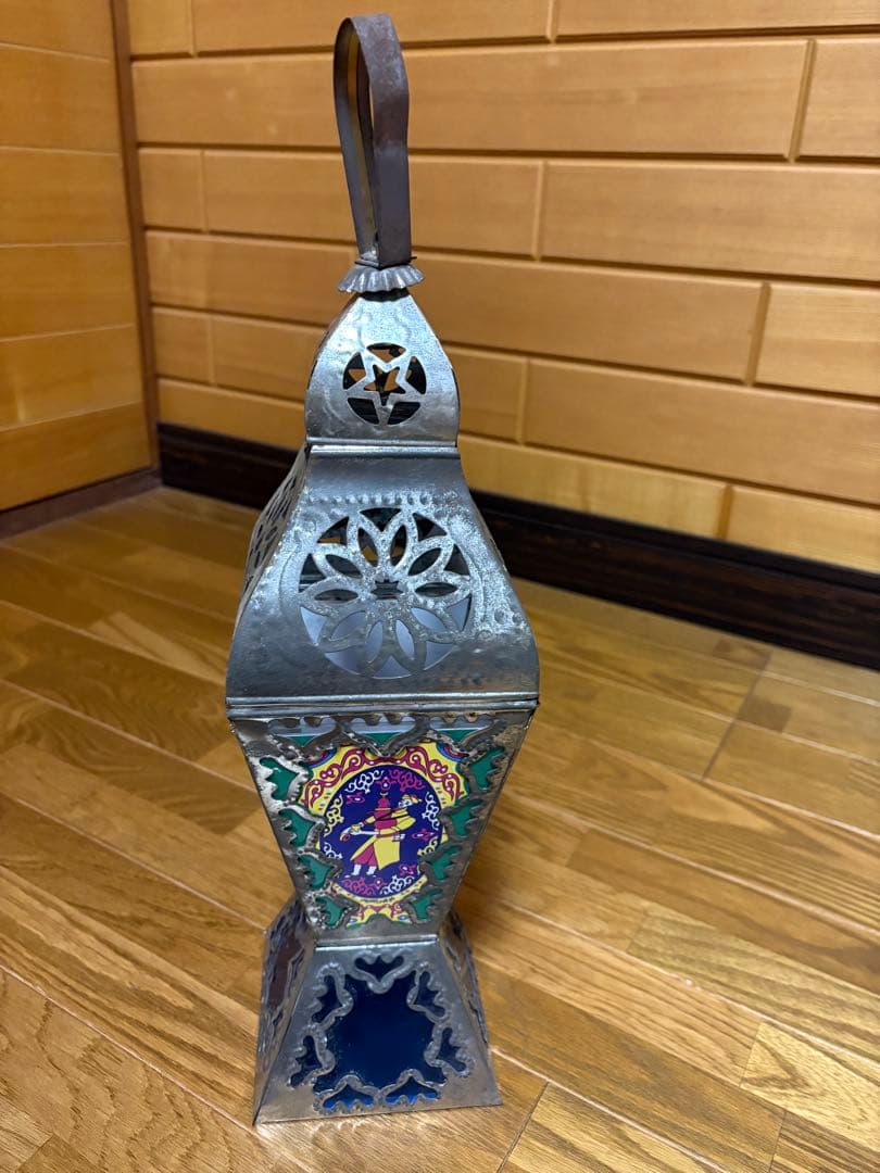 【希少】エジプト製 ヴィンテージランタン 五芒星 魔除け ファヌース