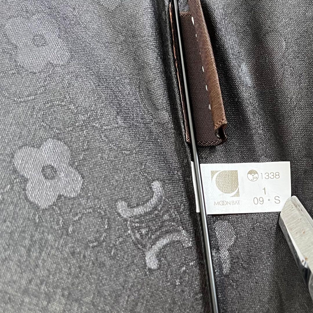 ほぼ未使用✨セリーヌ　折りたたみ傘　晴雨兼用パラソル日傘マカダム花柄刺繍カバー付