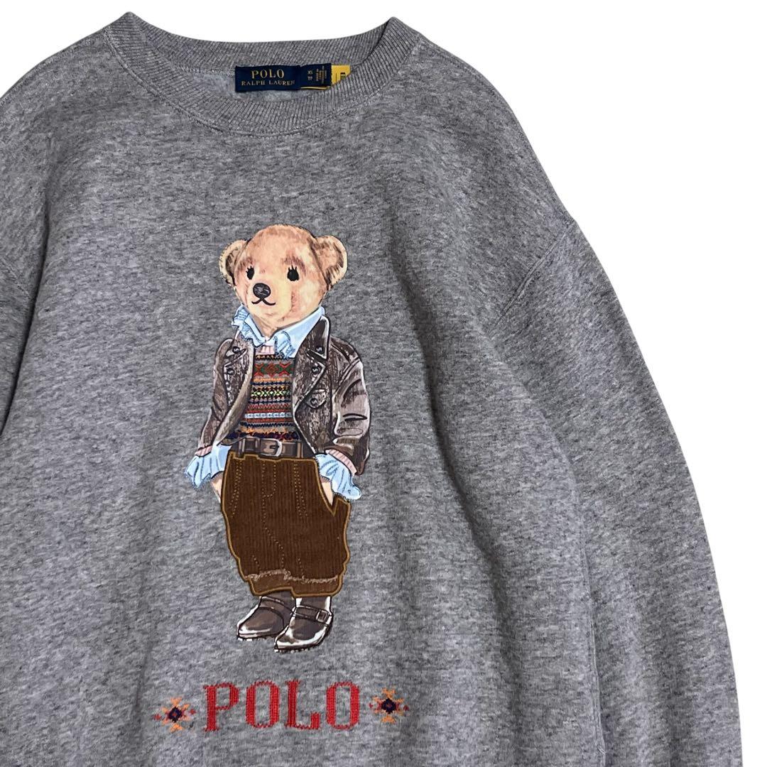 ペンギン　POLO RALPH LAUREN スウェット ポロベア 裏起毛