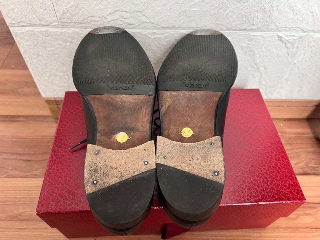 靴 Le Yucca's U-Tip 39 vibram