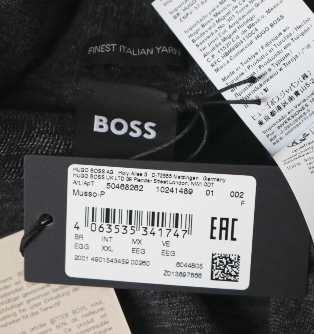 新品【HUGO BOSS ボス】毛100％ タートルネック ニットセーター 3L
