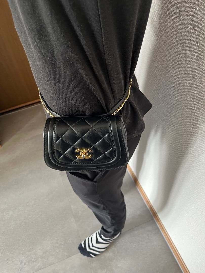 CHANEL キルティングボディバッグ　ウエストポーチ ヴィンテージ
