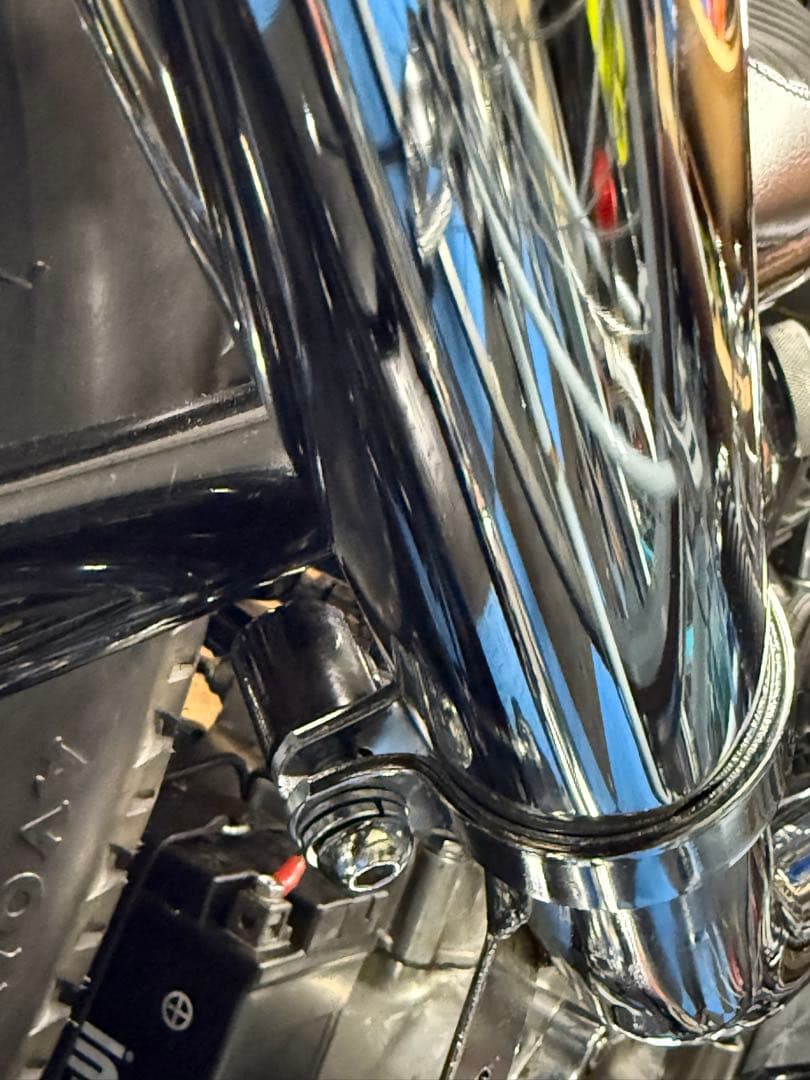 Evo マフラー 1985年式 に付けていたフィッシュテールマフラーになります。