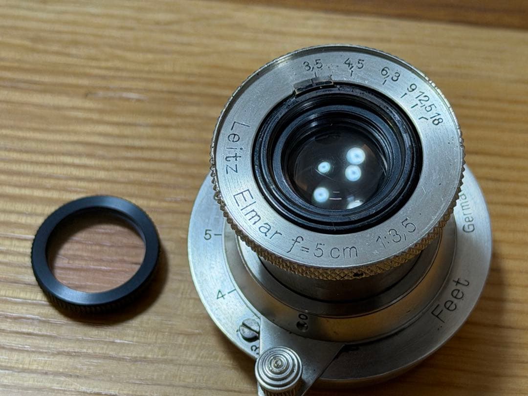 Leica ショートニッケルエルマー 5cm f/3.5 フード他