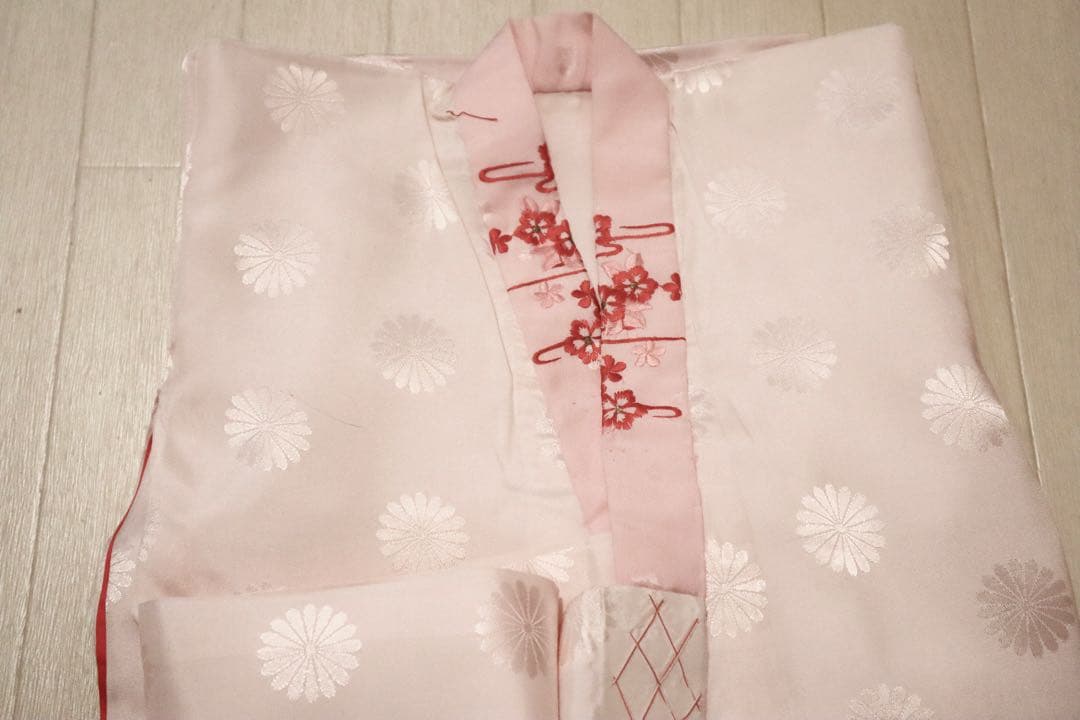 ★のりおん★ 七五三　正絹　絞り　着物　被布　3歳　フルセット