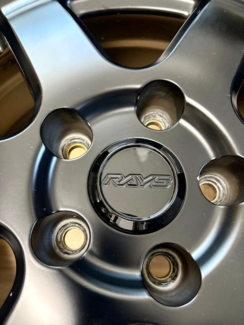 16インチ7J+47 114.3 5穴 Rays仕様Raysナット ハブリング付