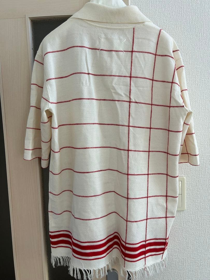 テテ着用マルジェラMargiela チェック ポロシャツ半袖 XS
