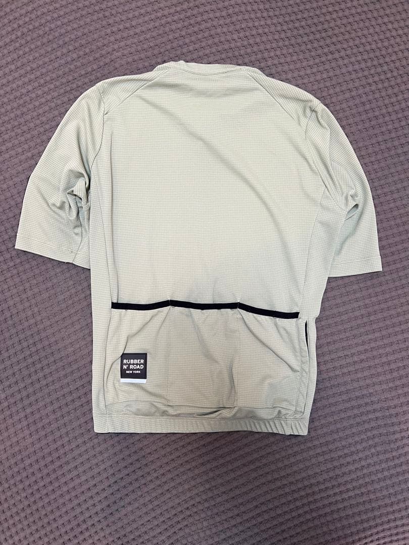 RUBBER N' ROAD サイクルジャージ オリーブグリーン Sサイズ