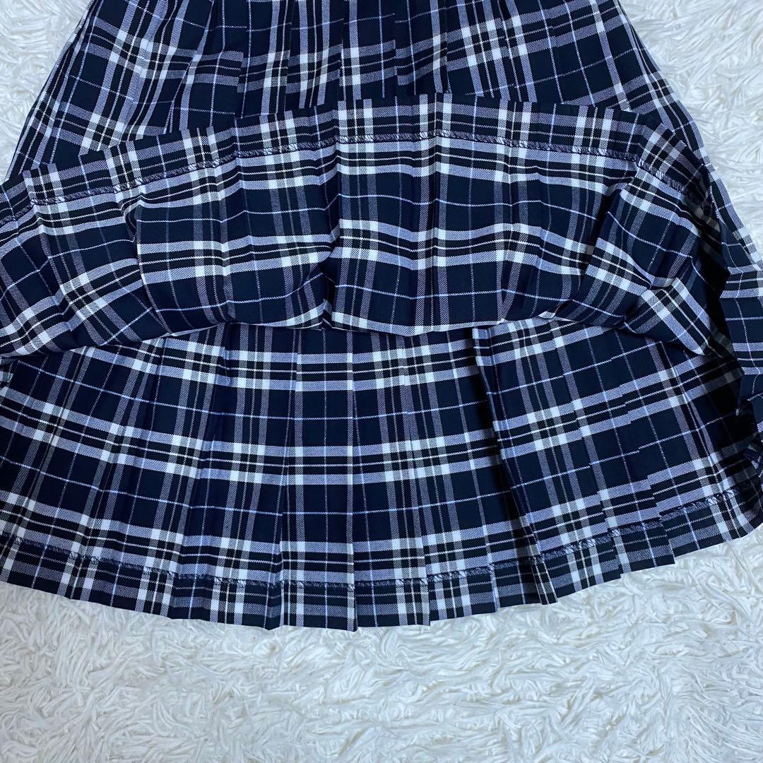 【未使用級】ポンポネット　フォーマル3点セット　ネイビー　150-160cm