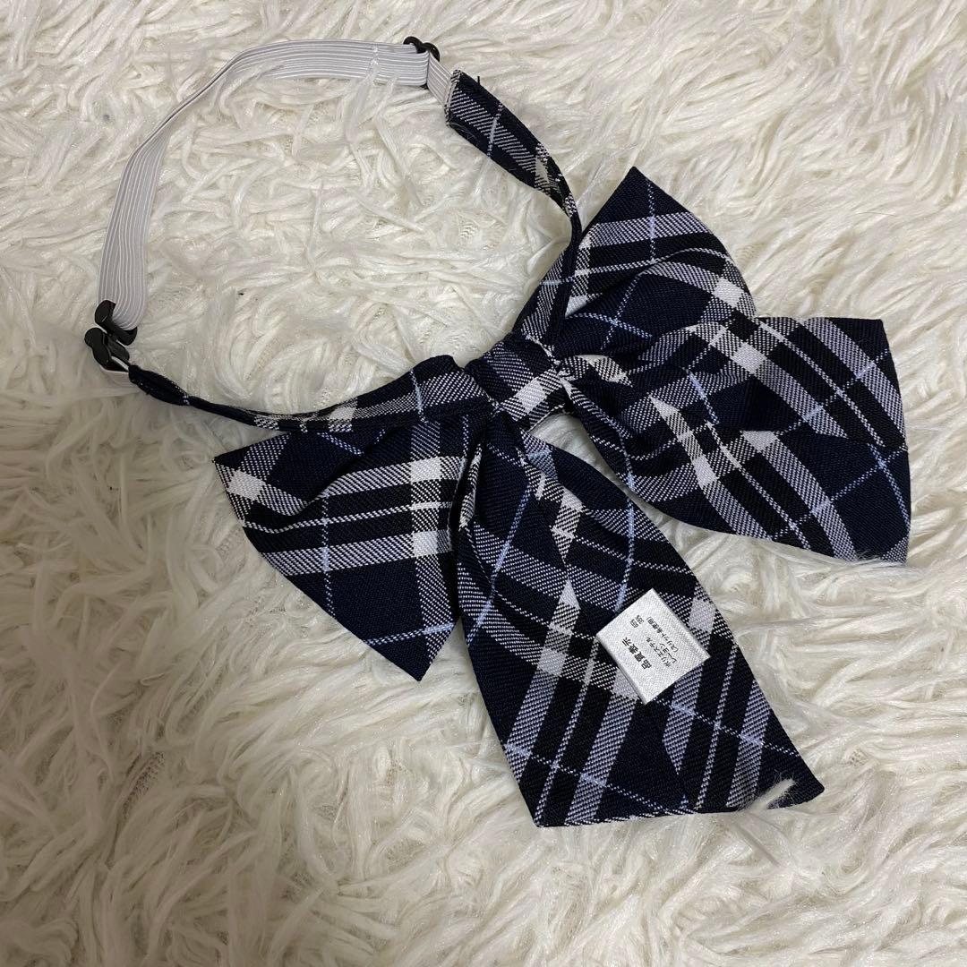 【未使用級】ポンポネット　フォーマル3点セット　ネイビー　150-160cm