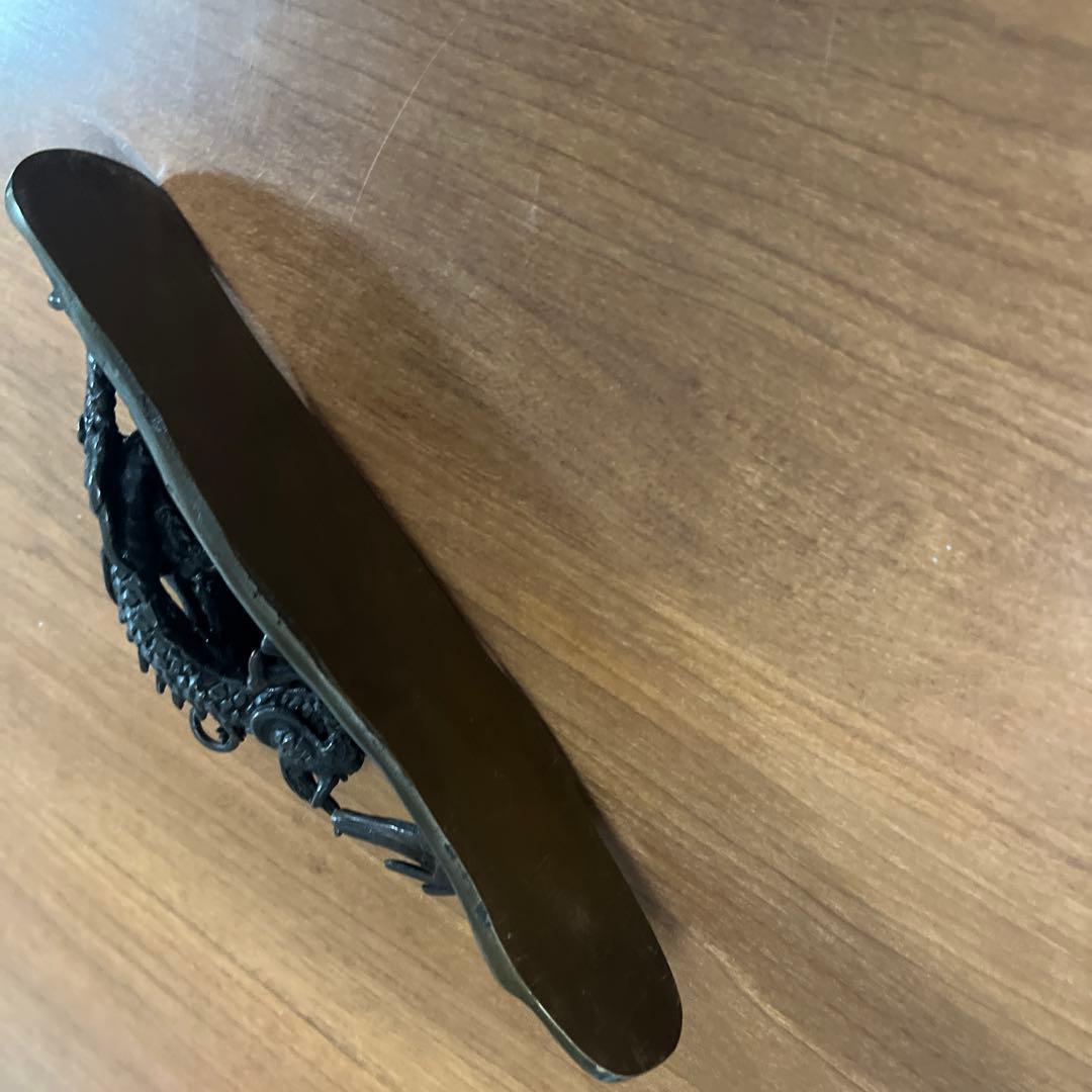 龍　ドラゴン　文鎮　銅器
