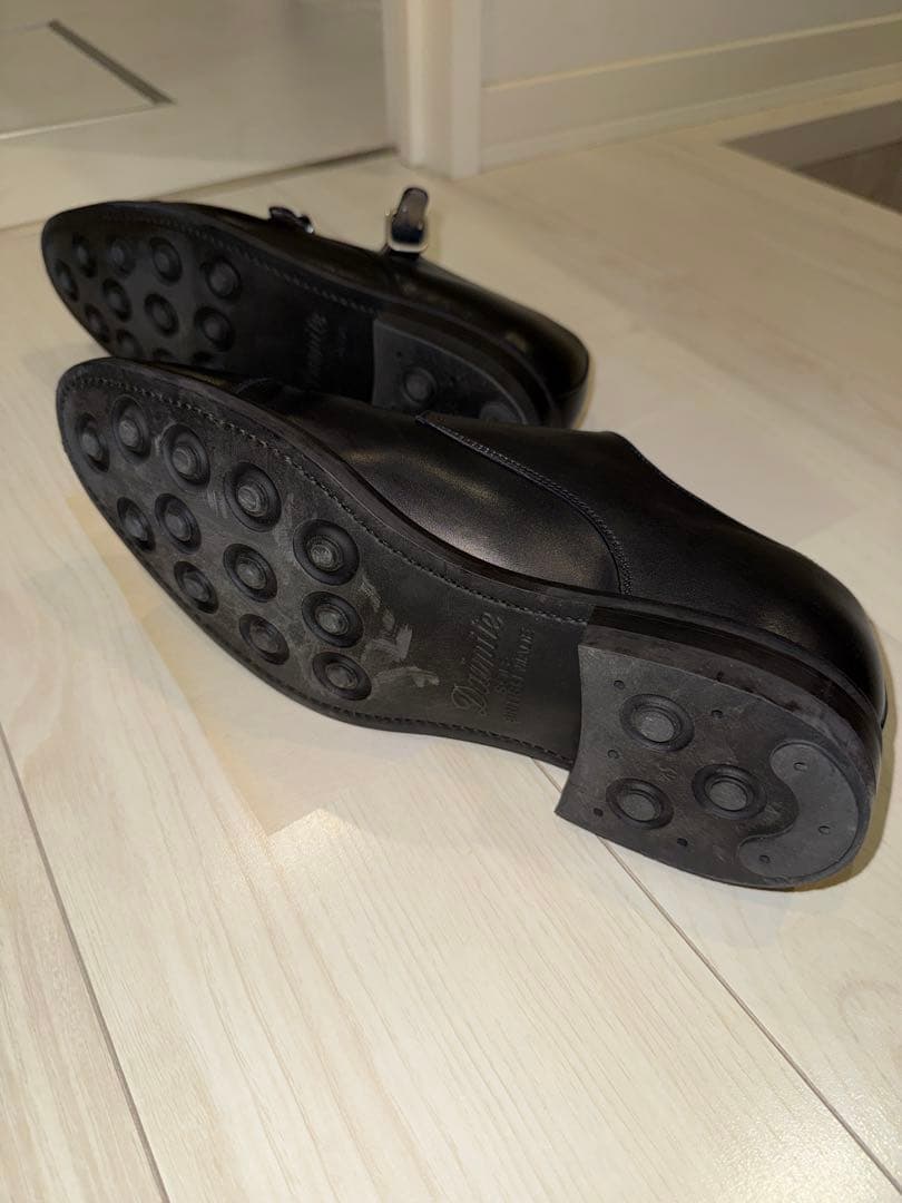 【ほぼ新品】Berwick ダブルモンクストラップシューズ ブラック 収納袋付き