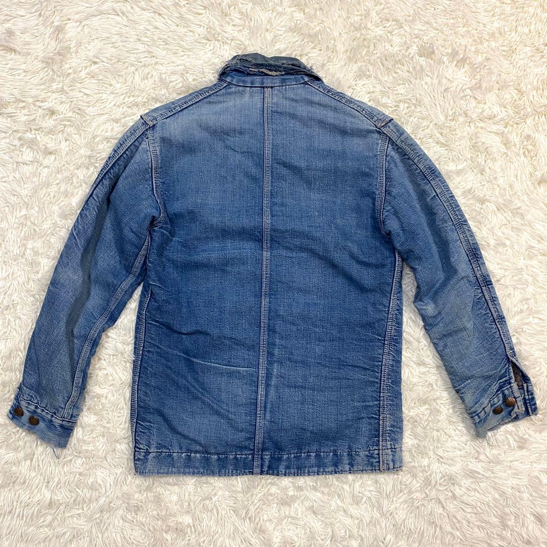60's~70's モンゴメリーワード　デニム　カバーオール　ブランケット