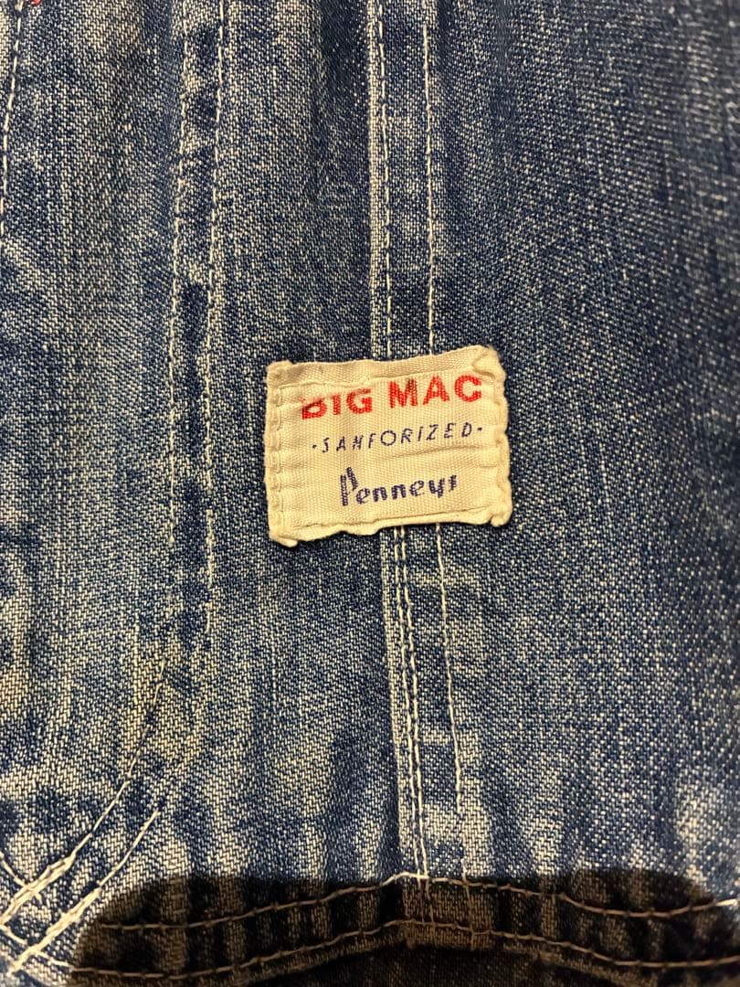 【*。様 60s BIG MAC デニムカバーオール　ヴィンテージ