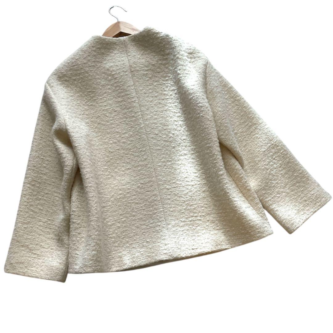 美品✨24AW セオリーリュクス Faro Aria ツィード ショート コート