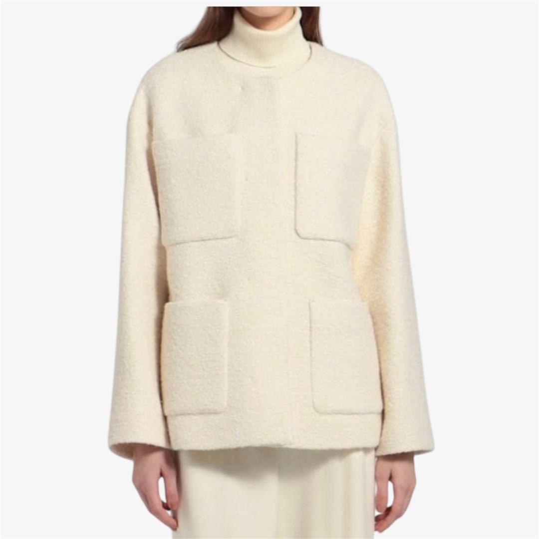 美品✨24AW セオリーリュクス Faro Aria ツィード ショート コート