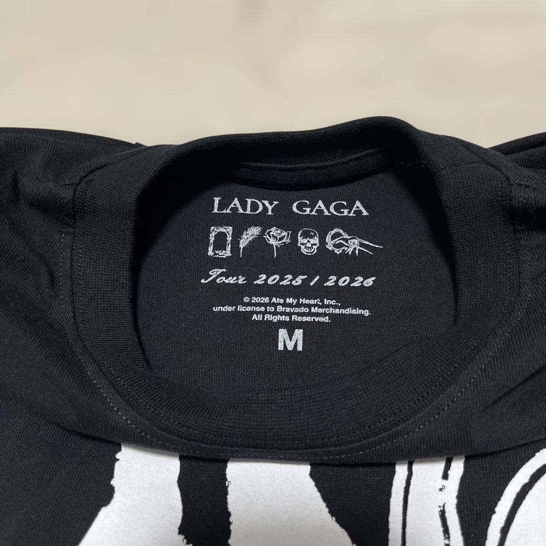 レディガガLady Gaga、TシャツMサイズ 黒東京ドーム1/30