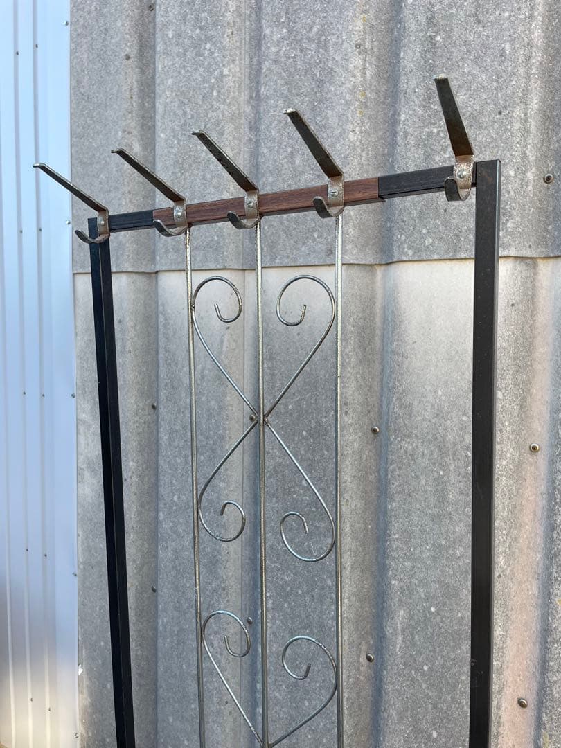 稀少/ビンテージ/インダストリアル/アイアン/コートハンガー/傘立て/ラック