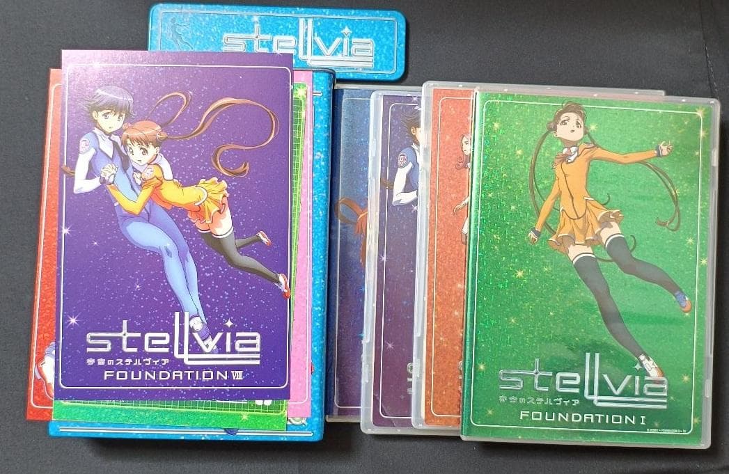 レア品　リージョン1DVD 宇宙のステルヴィア　全巻カンボックス付セット
