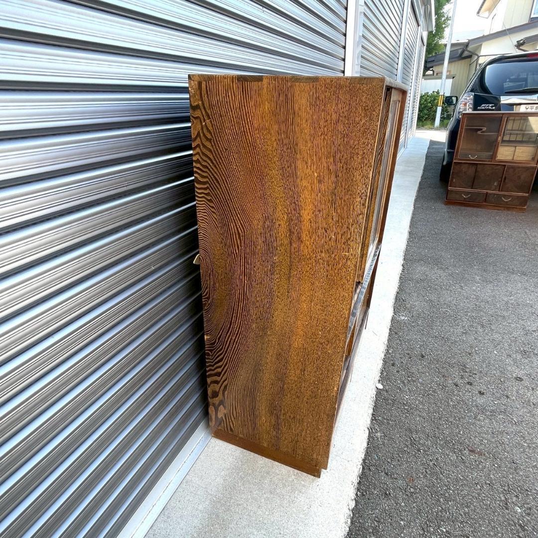 昭和レトロ 茶箪笥 茶棚 飾り棚 キャビネット 和モダン アンティーク