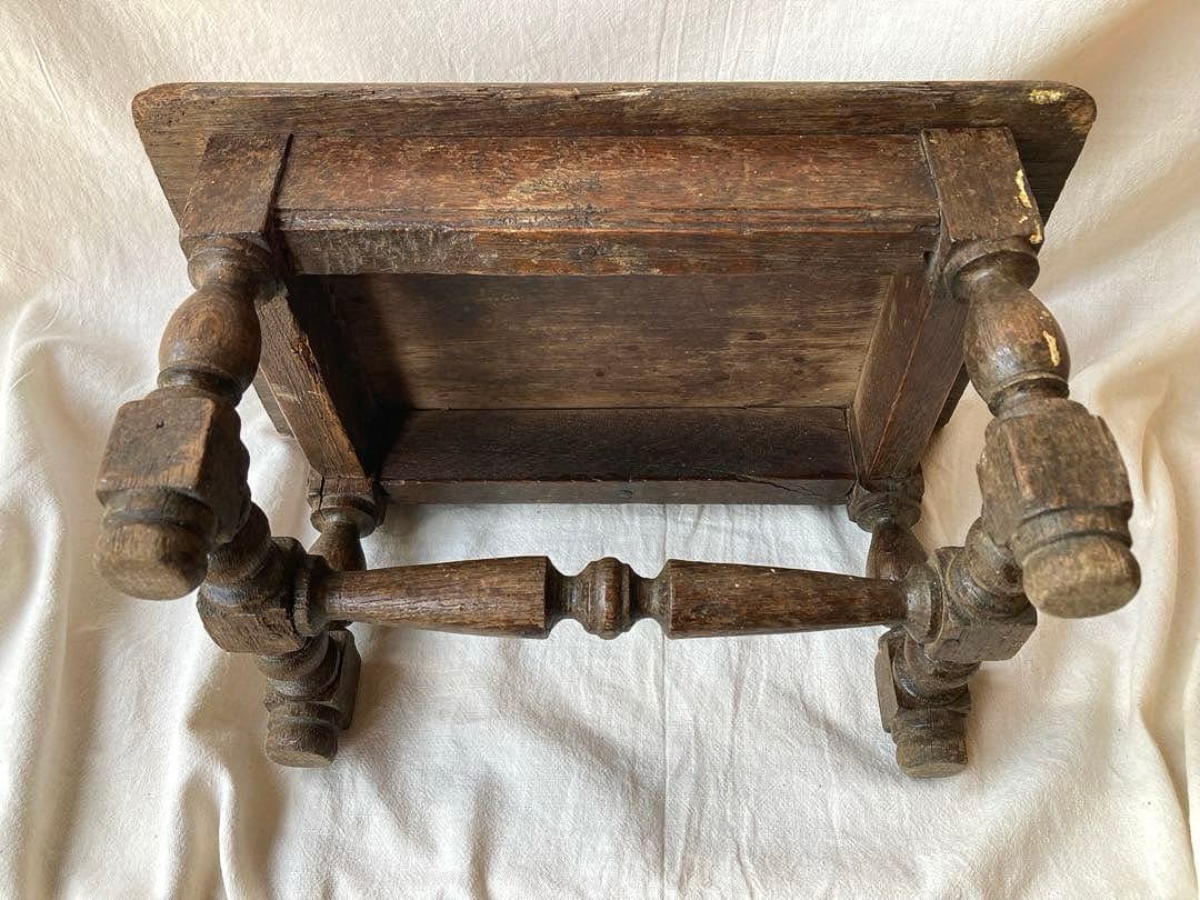 フランスアンティーク　ロレーヌチェア　フラワースタンド　スツール