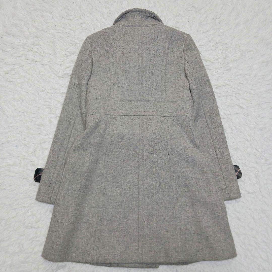 ✨美品✨バーバリーブルーレーベル　アンゴラ混 コート　ノバチェック　ダブル