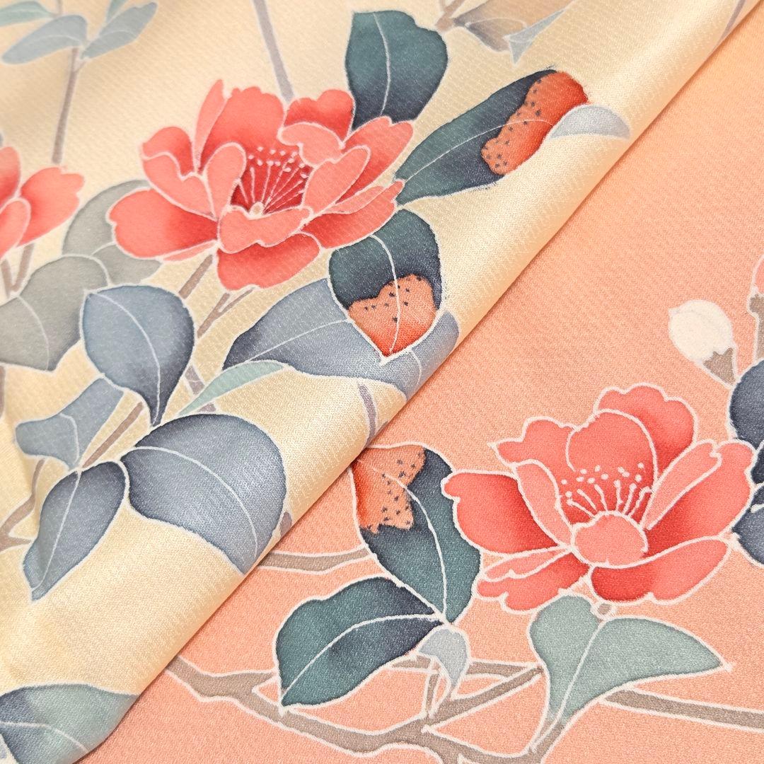 【予約済】着物と帯京月花 m3776 ■割と綺麗な正絹訪問着4点■加賀/友禅