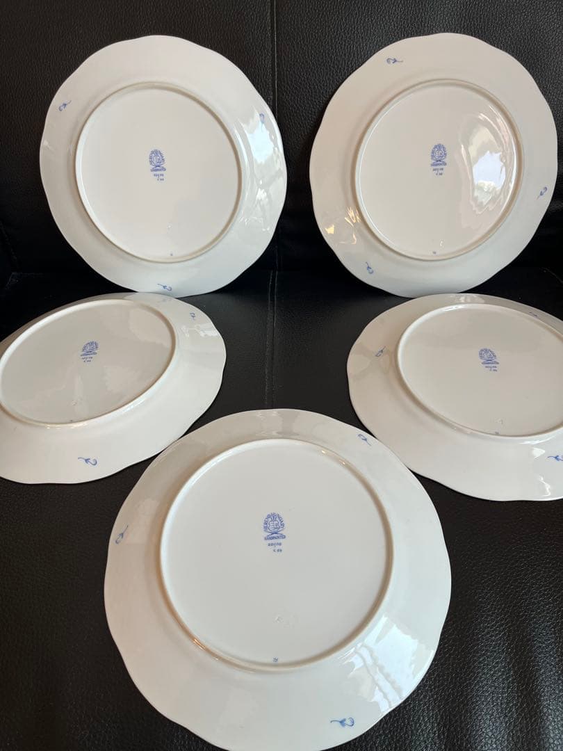 ヘレンド アポニーブルー 皿5枚 23cmセット