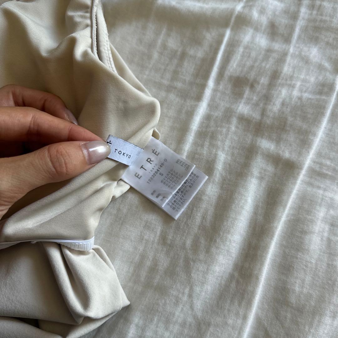 【未使用に近い】ETRE TOKYO｜サイドタックワンショルダースイムウェア