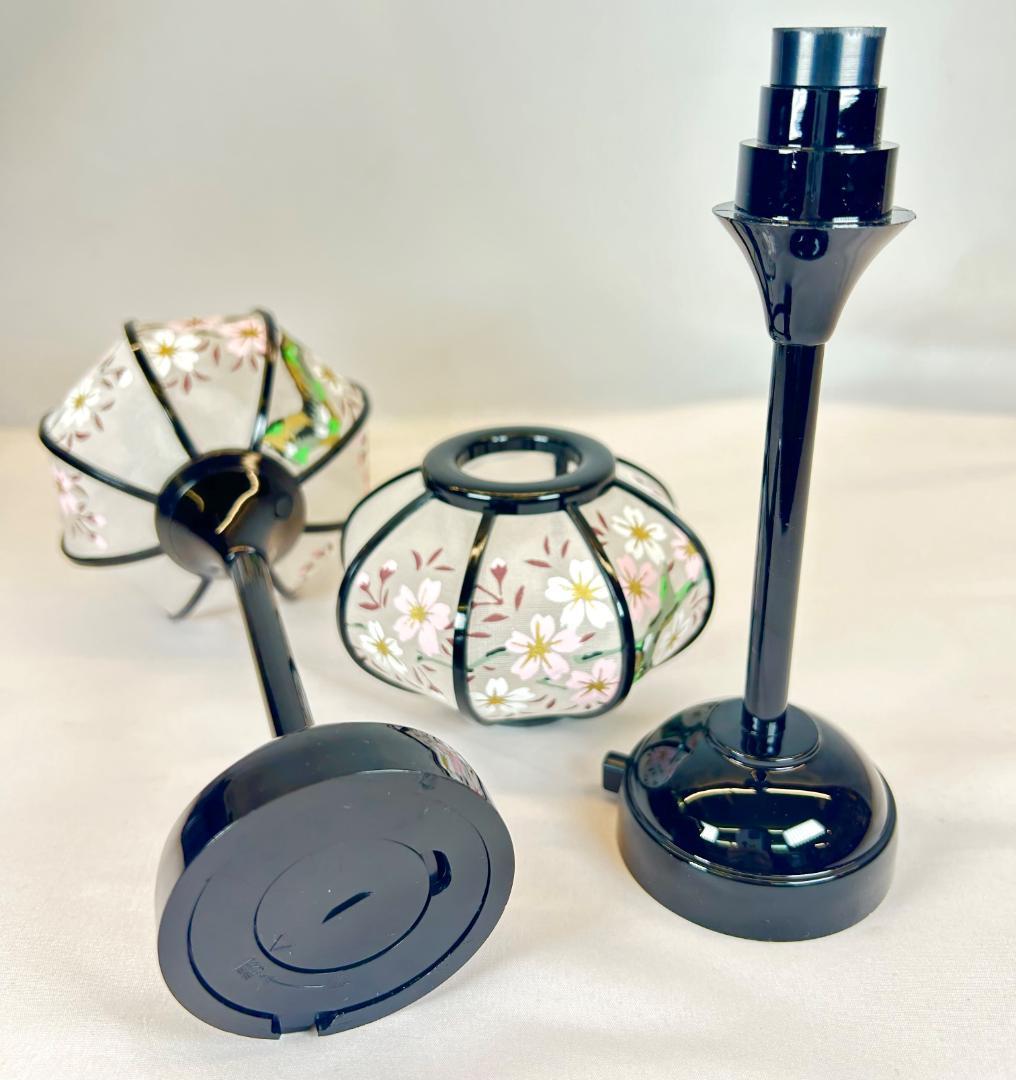 雛人形 雛道具 18号 菊灯 No.P コードレス（LED）CR2032 雪洞