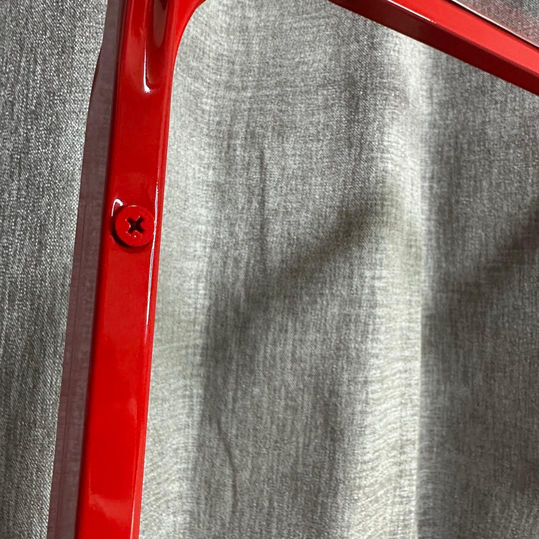 ガラステーブル 昭和 平成 レトロ ファンシー 当時物 赤