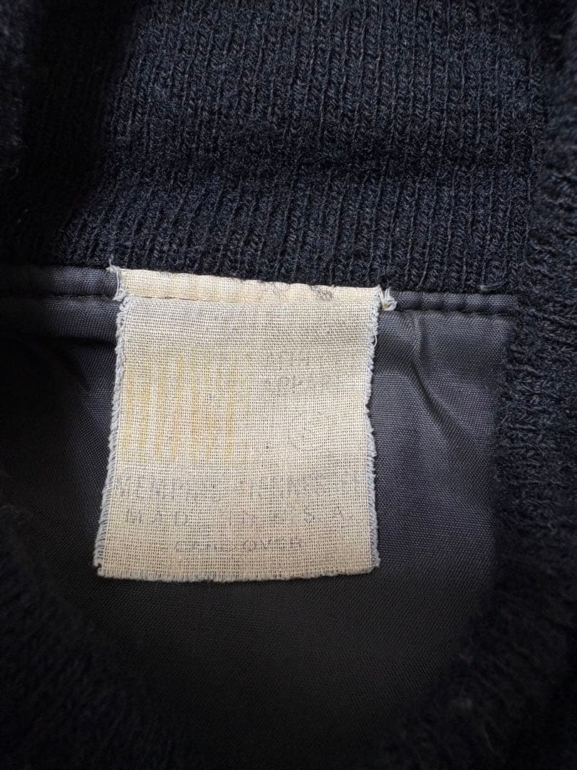 Howe 80s ウール　袖レザー スタジャン vintage