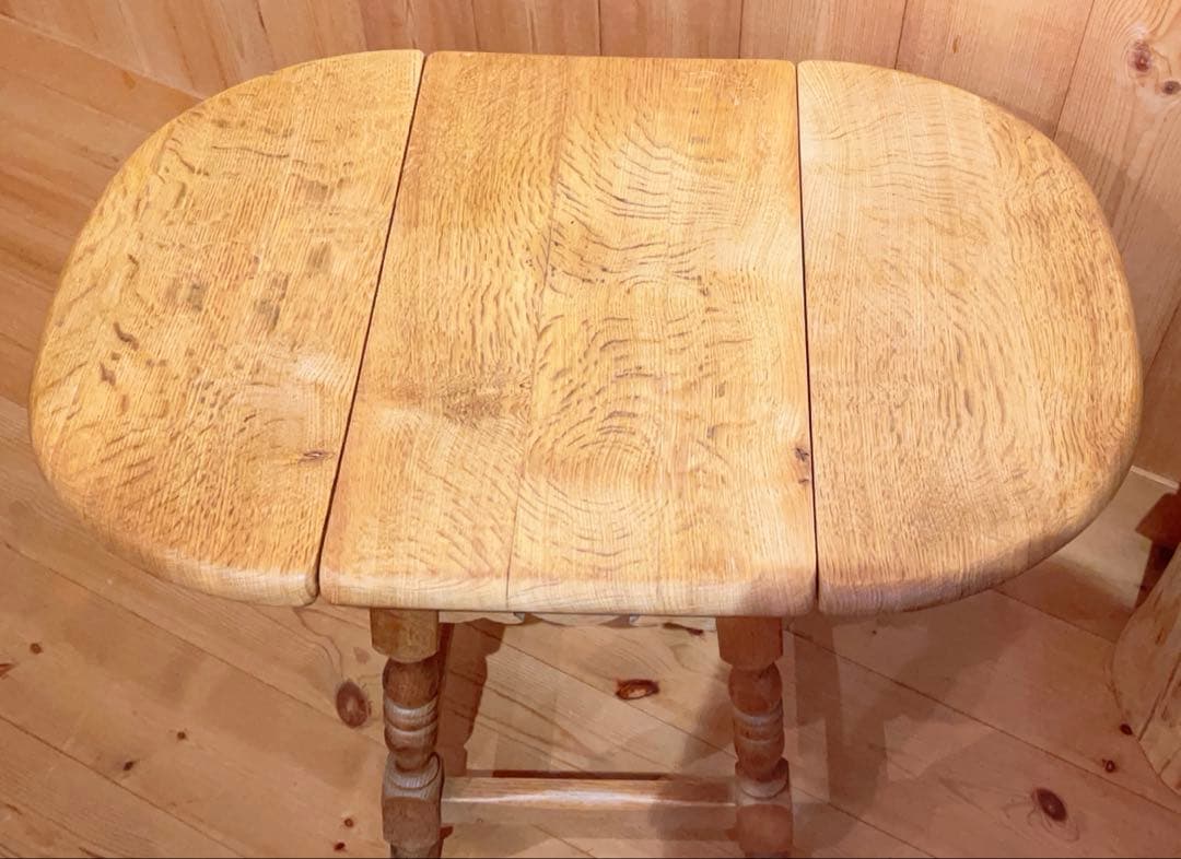 アンティーク　オールドパイン　バタフライテーブル　机　チェスト　伸縮テーブル