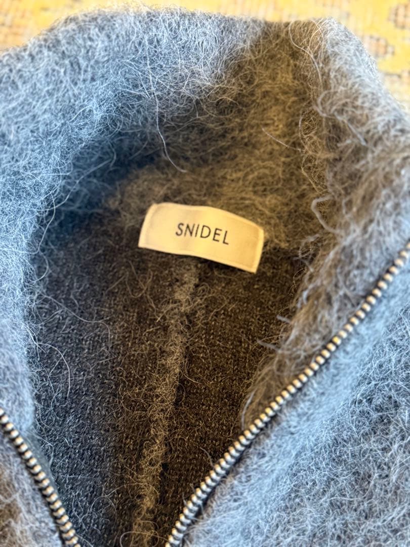 スナイデル　今季アルパカシャギーニットコート　新品