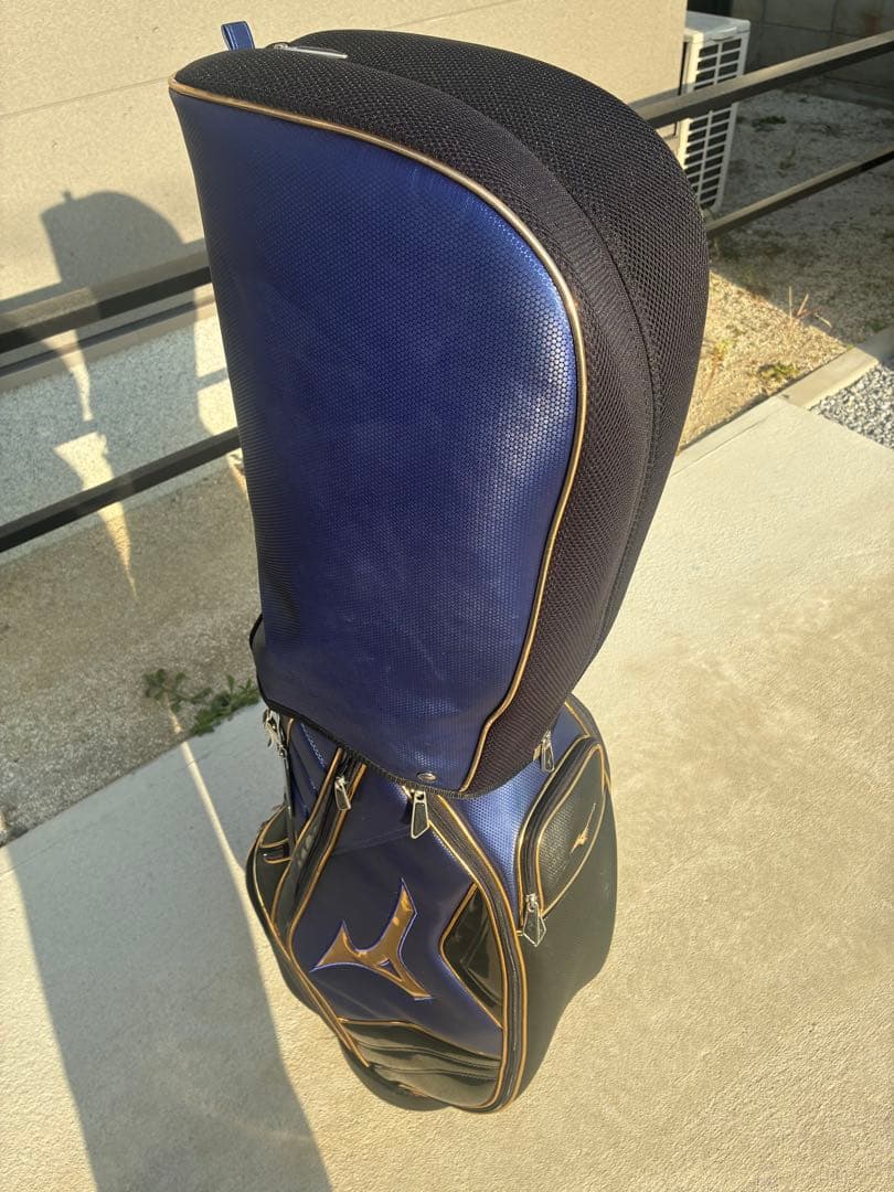 Mizuno キャディバッグ ネイビー/ゴールド