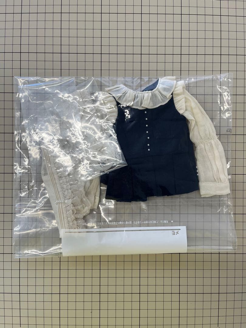 Doll ロリータセットアップ ドレス ネイビー 40センチ 1/4 MDD