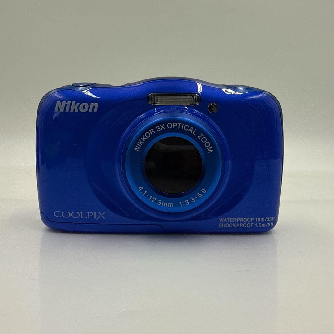 Nikon ニコン COOLPIX S33 ブルー 防水 耐衝撃