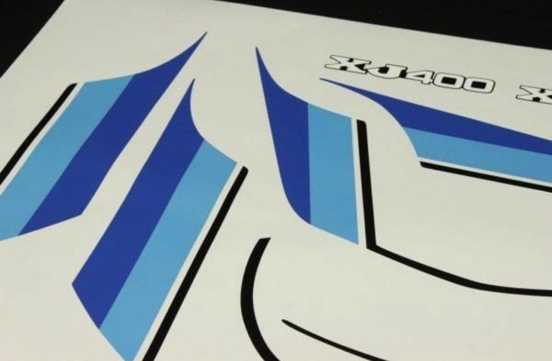 XJ400 純正タイプ ラインステッカーセット 新品 シルバー