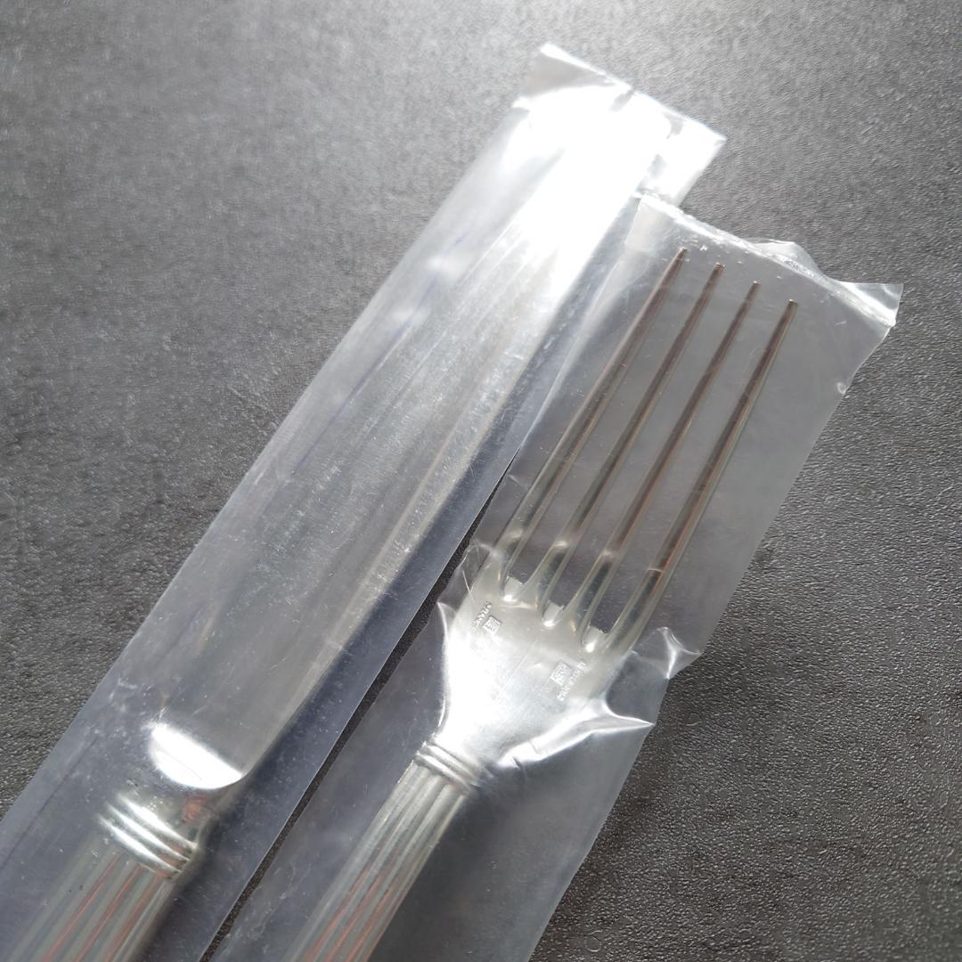 クリストフル アリア テーブルナイフ テーブルフォーク 未開封 2点