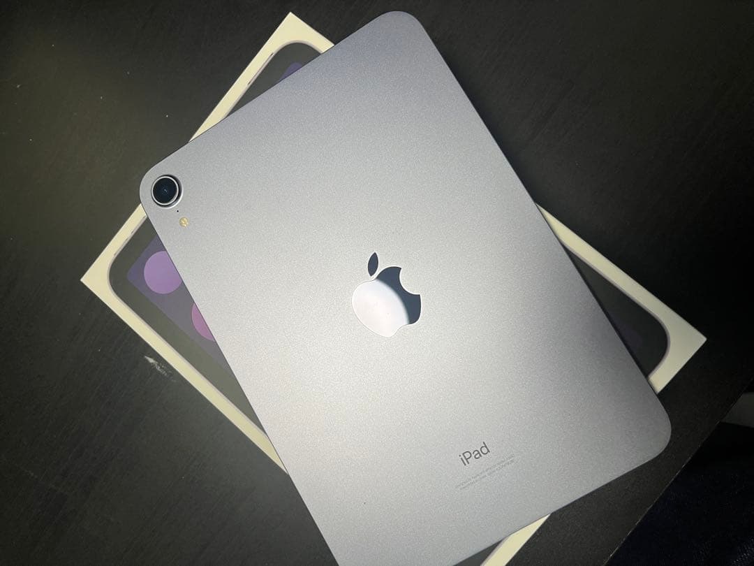 ＜美品＞iPad mini 第6世代 Wi-Fi 256GB パープル元箱付